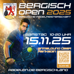 Logo BERGISCH OPEN - Bergische Padelmeisterschaft - Padelon Bergisch Land