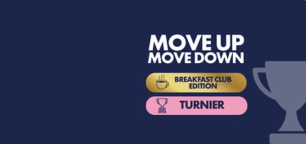 ☕️🏆MOVE UP,MOVE DOWN🏆☕️ BREAKFAST CLUB EDITION 