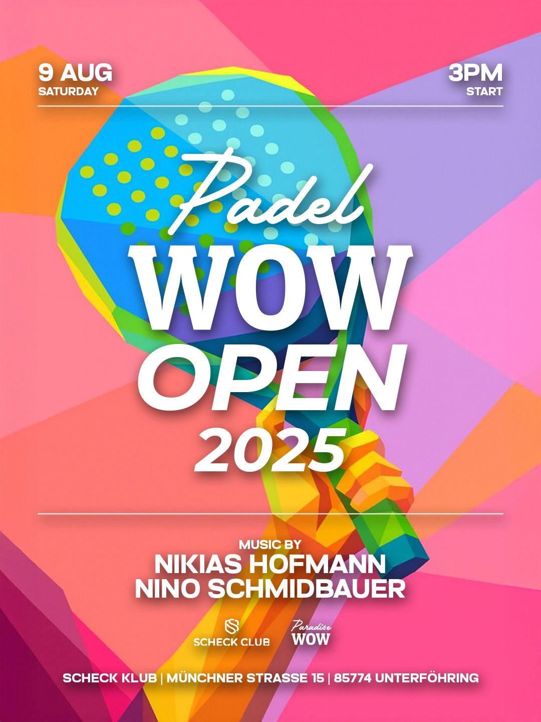 Logo Padel WOW Open x Padel Festival
