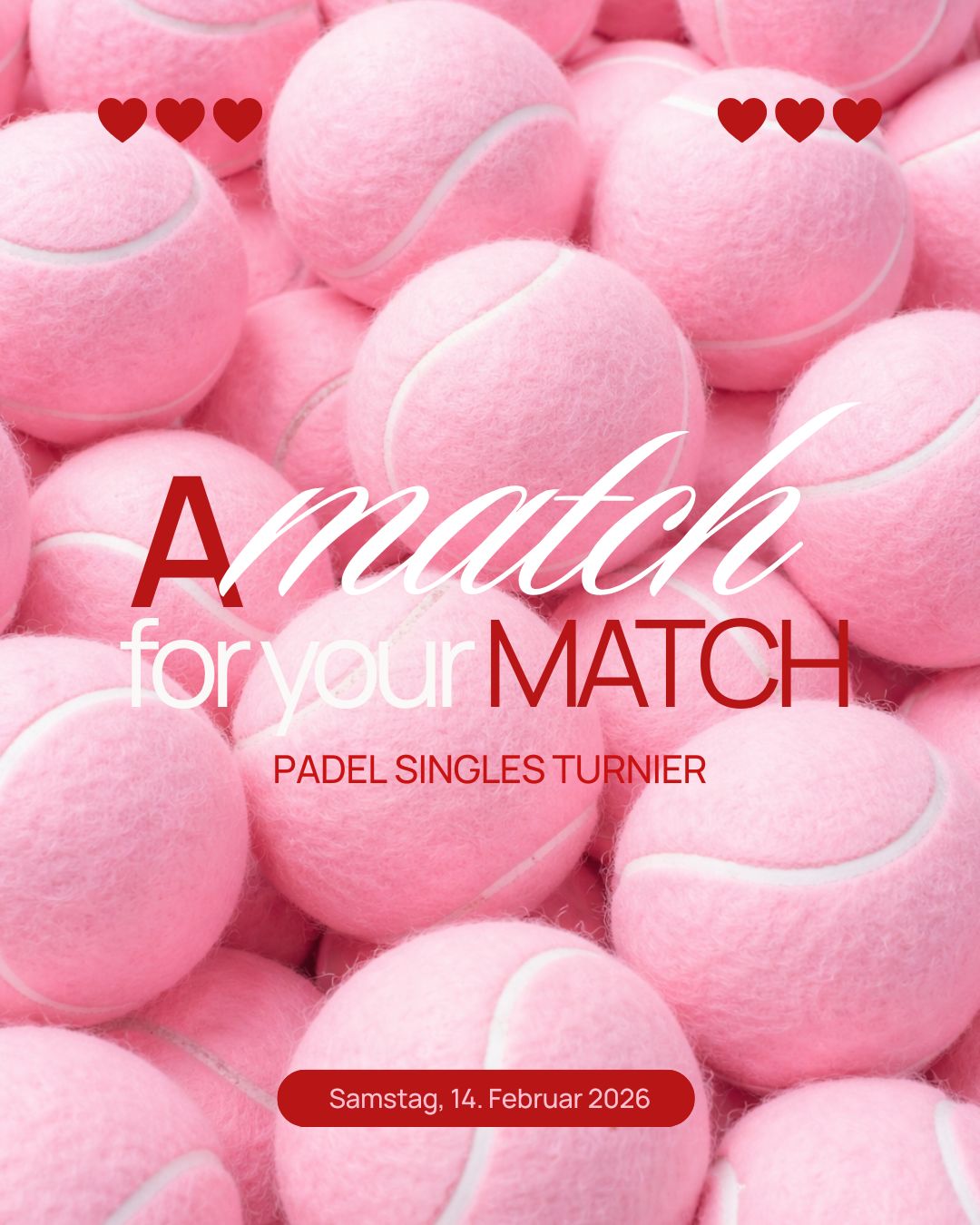 Logo A Match for your Match - Padel Singles Day